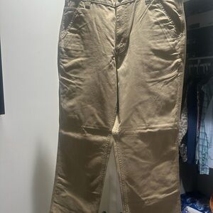 Carhartt Tan Chinos Straight Leg Cotton Blend